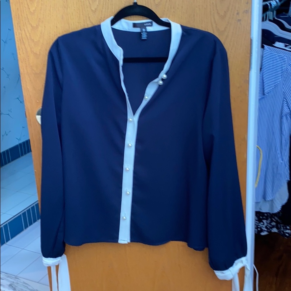 Aqua Brand pearl blouse!